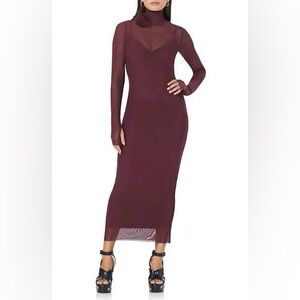 Shailene Rosette Dress - Fig